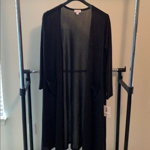 Large LuLaRoe Black Sarah Cardigan
